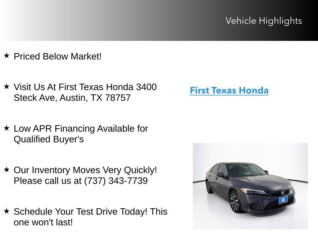 Used 2024 Honda Civic EX-L image 10