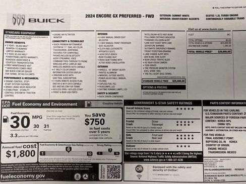 Used 2024 Buick Encore GX Preferred image 30