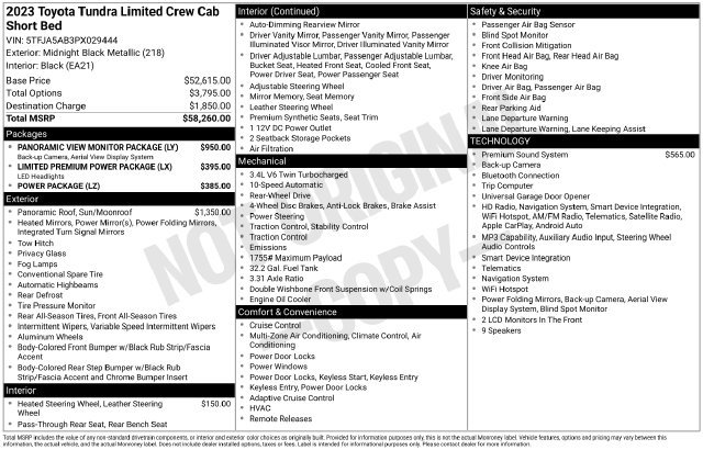 Used 2023 Toyota Tundra Limited RWD image 7