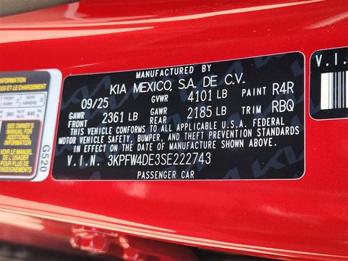 New 2025 Kia K4 GT-Line w/ GT-Line Sunroof Package image 26