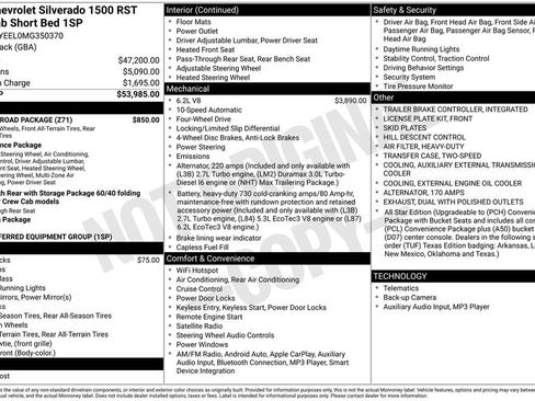 Used 2021 Chevrolet Silverado 1500 RST w/ Z71 Off-Road Package image 6