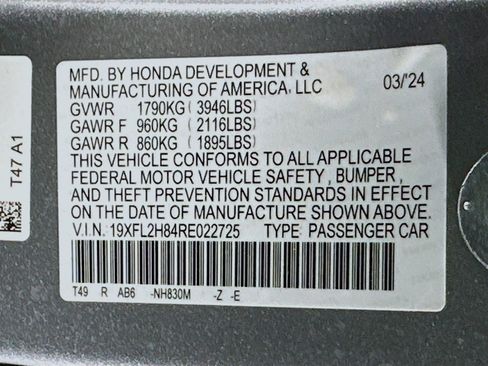 Used 2024 Honda Civic Sport image 12