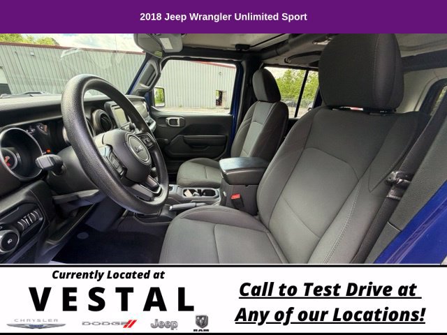 Used 2018 Jeep Wrangler Unlimited Sport AWD/4WD image 14