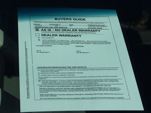 Used 2018 Nissan Frontier S image 45