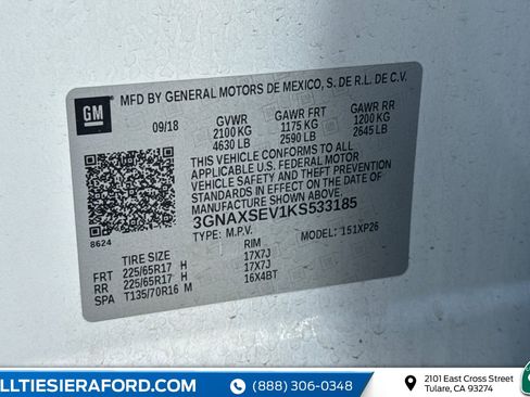 Used 2019 Chevrolet Equinox LS w/ LS Convenience Package image 13