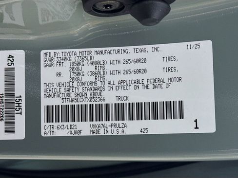 New 2026 Toyota Tundra Limited image 32