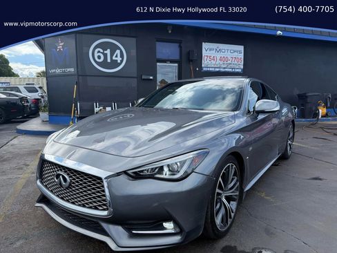 Used 2018 INFINITI Q60 3.0t Luxe RWD image 1