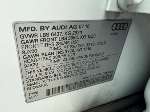 Used 2018 Audi Q7 2.0T Premium Plus w/ Premium Plus Package AWD/4WD image 39