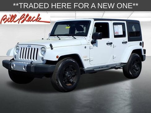 Used 2015 Jeep Wrangler Unlimited Sahara w/ Connectivity Group AWD/4WD image 1