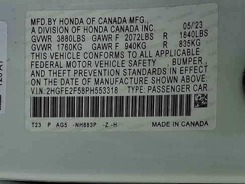 Used 2023 Honda Civic Sport image 27