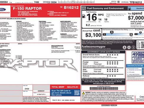 New 2026 Ford F150 Raptor AWD/4WD image 20