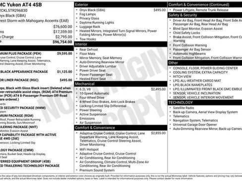 New 2026 GMC Yukon AT4 w/ AT4 Premium Plus Package AWD/4WD image 5
