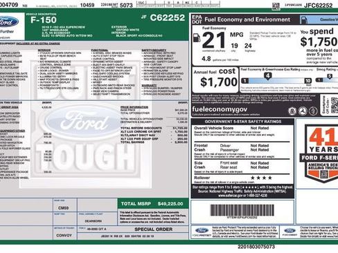 Used 2018 Ford F150 XLT w/ Equipment Group 302A Luxury image 48