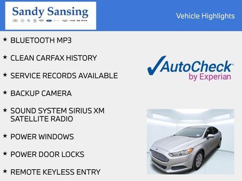 Used 2014 Ford Fusion S image 7