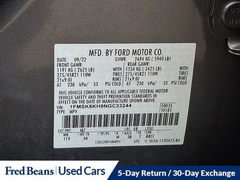 Used 2022 Ford Explorer ST-Line image 27