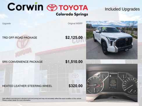 Used 2024 Toyota Tundra SR5 w/ TRD Off-Road Package AWD/4WD image 4