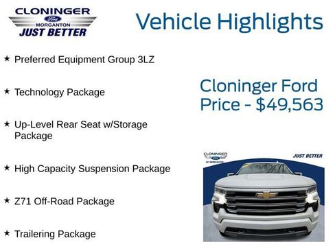 Used 2023 Chevrolet Silverado 1500 High Country w/ Technology Package image 5