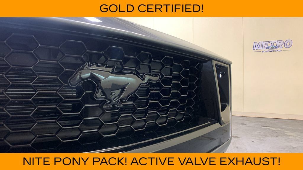 Certified 2025 Ford Mustang GT Premium w/ Mustang Nite Pony Package RWD image 38