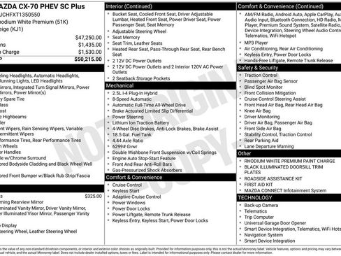 New 2026 MAZDA CX-70 SC Plus AWD/4WD image 34
