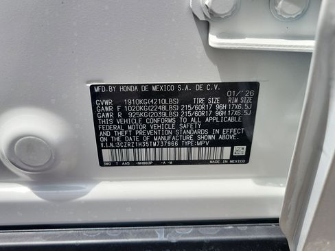 New 2026 Honda HR-V LX image 31