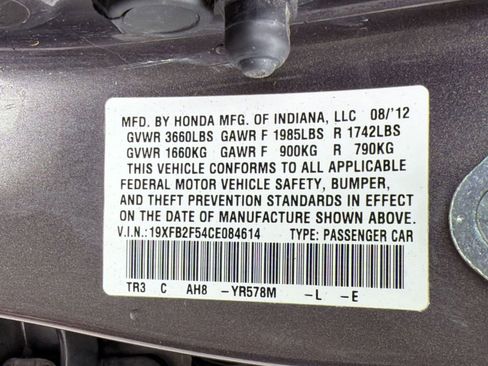 Used 2012 Honda Civic LX image 19