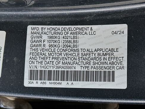 Used 2024 Honda Accord EX image 12