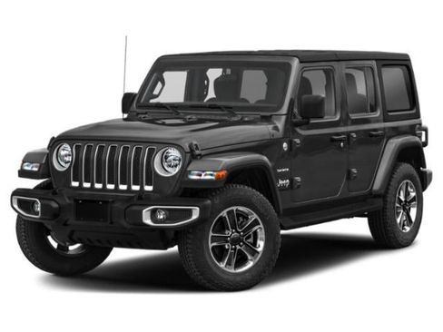 Used 2022 Jeep Wrangler Unlimited Sahara w/ Cold Weather Group AWD/4WD image 1