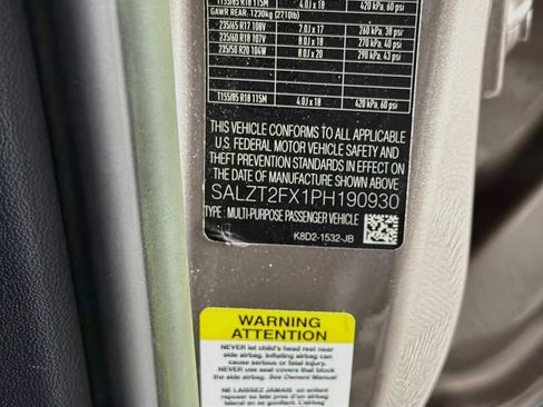 Certified 2023 Land Rover Range Rover Evoque R-Dynamic S AWD/4WD image 34