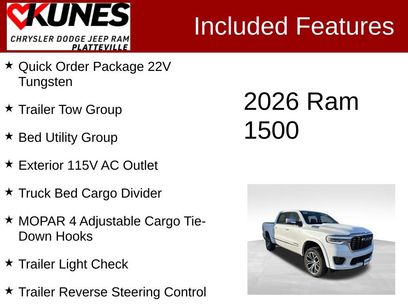 New 2026 RAM 1500 Tungsten w/ Trailer Tow Group