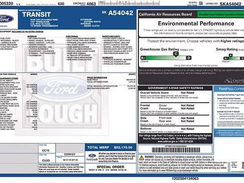 Certified 2025 Ford Transit 250 Low Roof w/ Exterior Upgrade Package RWD image 20