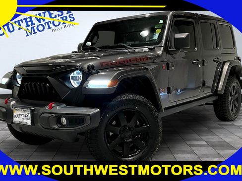 Used 2022 Jeep Wrangler Unlimited Rubicon w/ LED Lighting Group image 1