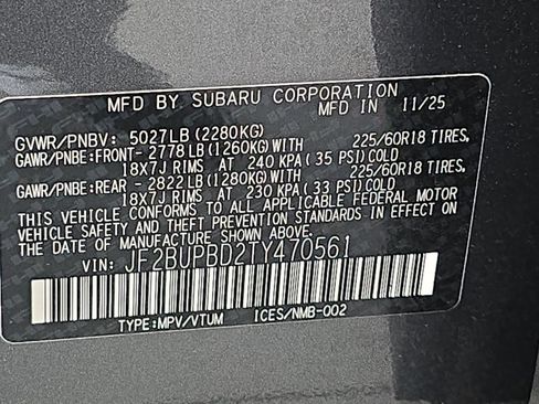 Used 2026 Subaru Outback Premium w/ Premium/Limited Package 2 AWD/4WD image 36