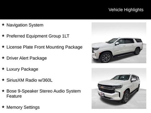 Used 2022 Chevrolet Suburban LT w/ Luxury Package image 3