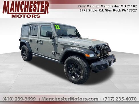 Used 2022 Jeep Wrangler Unlimited Sport AWD/4WD image 1