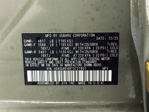 New 2026 Subaru Crosstrek 2.5i Sport image 27