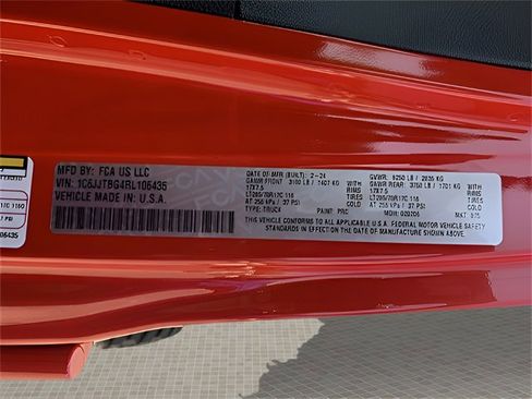 New 2024 Jeep Gladiator Rubicon w/ Technology Group image 71