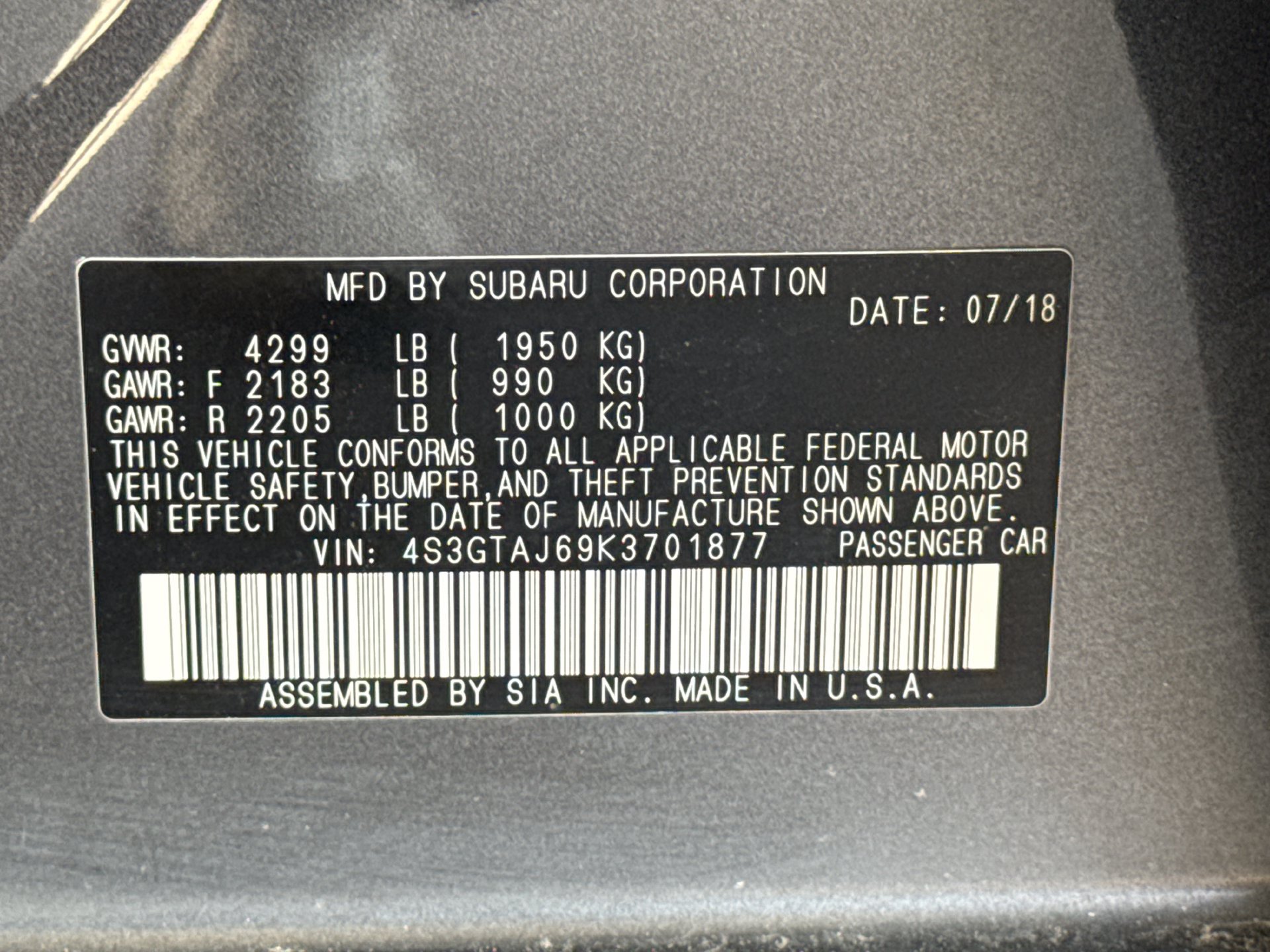 Used 2019 Subaru Impreza 2.0i Sport w/ Popular Package #2 AWD/4WD image 19