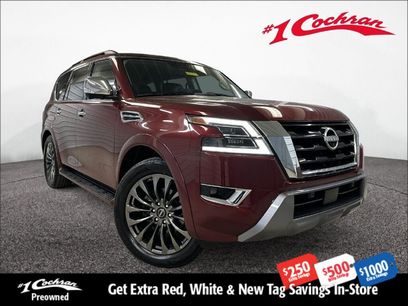 Used 2023 Nissan Armada Platinum w/ Captain's Chairs Package