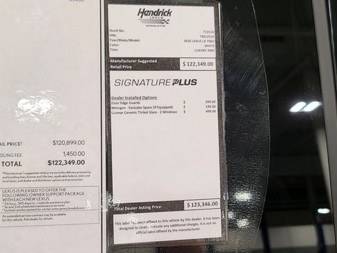 New 2026 Lexus LX 700h Luxury image 45