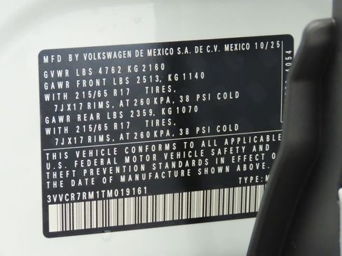New 2026 Volkswagen Tiguan S FWD image 32