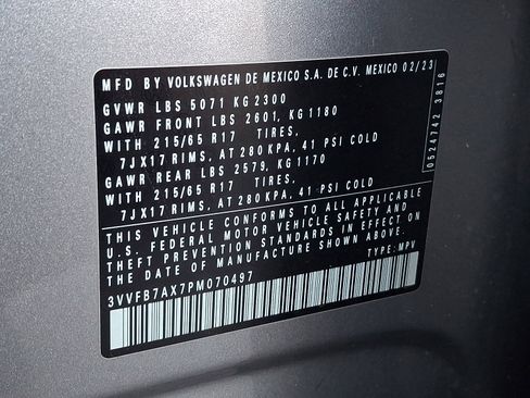 Used 2023 Volkswagen Tiguan S w/ Driver Assistance Package image 28