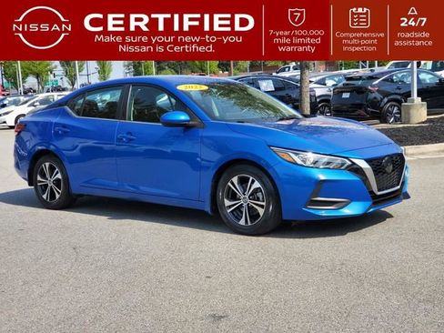 Certified 2022 Nissan Sentra SV w/ All-Weather Package FWD image 1