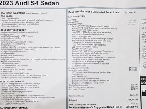 Used 2023 Audi S4 Prestige image 2