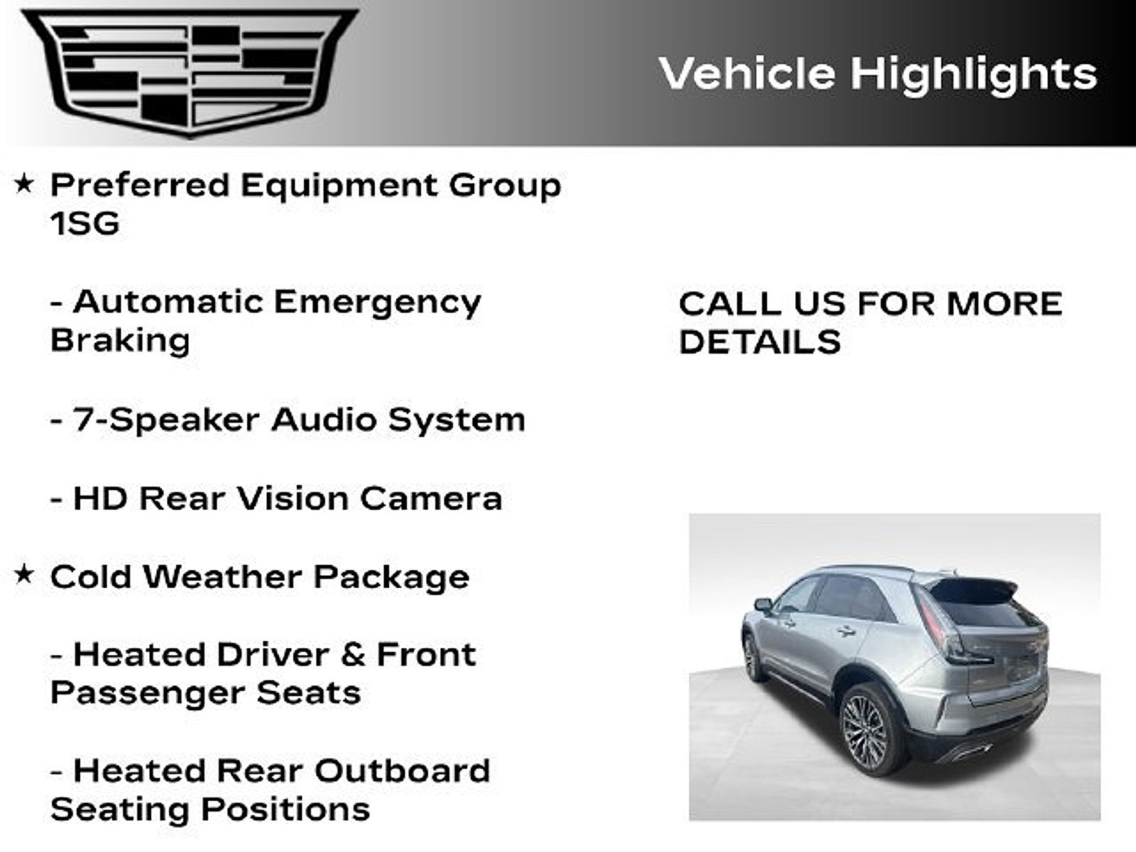 Certified 2024 Cadillac XT4 Sport w/ Cold Weather Package AWD/4WD image 15