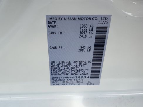 New 2025 Nissan Altima 2.5 SL image 18