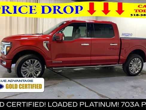 Certified 2024 Ford F150 Platinum w/ Equipment Group 703A Plus AWD/4WD image 6