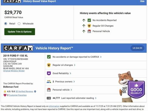 Used 2019 Ford F150 XL w/ Equipment Group 101A Mid image 27