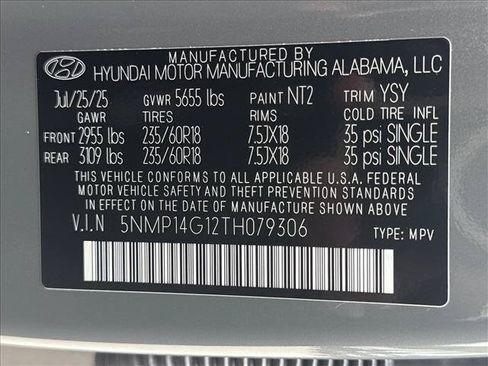 Certified 2026 Hyundai Santa Fe SE FWD image 20