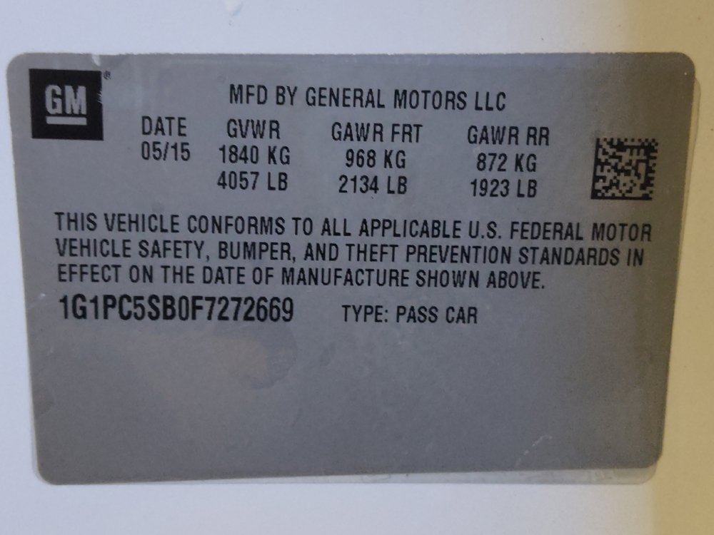 Used 2015 Chevrolet Cruze LT FWD image 33