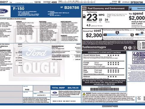 New 2025 Ford F150 Lariat w/ Equipment Group 501A Mid image 4